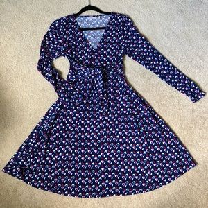 Geometric Patterned Maternity Dress